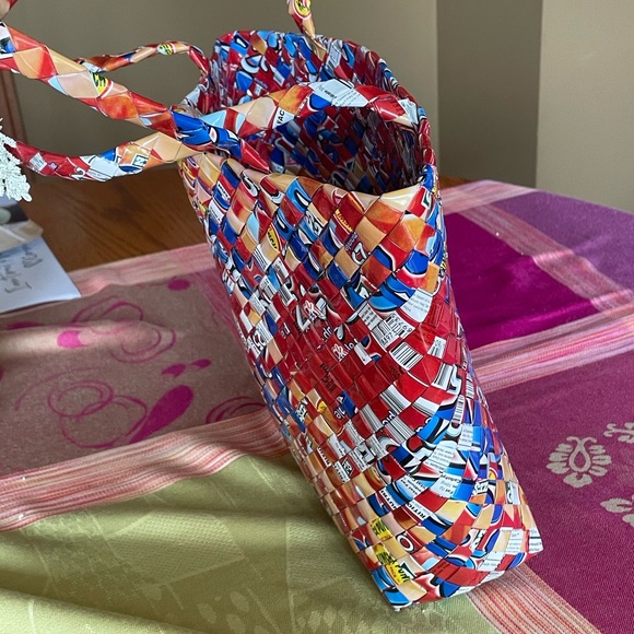 Catch all bag woven plastic - Picture 2 of 5